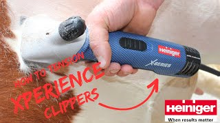 How to tension Heiniger Xperience Clippers [upl. by Lenora]