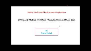 28126Chapter 4हिंदी मे  STATIC AND MOBILE UNFIRED PRESSURE VESSELS RULES 1981 [upl. by Diane-Marie258]