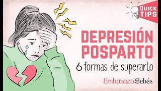 DEPRESIÓN POSPARTO 😭💔 6 Consejos IMPORTANTES para superarlo 💪 [upl. by Moseley779]