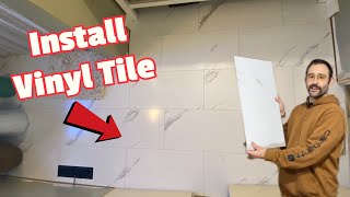 Don’t waste money on real tile  install LifeProof Vinyl Tile [upl. by Tressia]