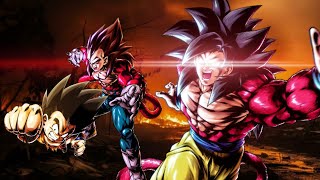 Dragon Ball Legends Gameplay  Hyperdimensional CoOp VS Super Saiyan 4 Goku Full Power [upl. by Rubliw]