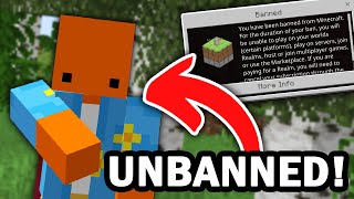 How to get UNBANNED from Minecraft Bedrock [upl. by Erik]