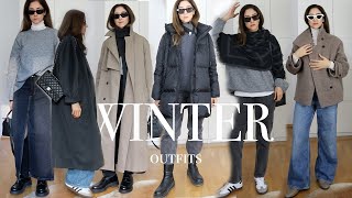 Casual Winter Outfits  Practical amp Realistic Looks  for Colder or Milder Months [upl. by Verneuil]