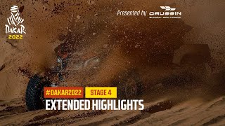 Extended highlights of the day presented by Gaussin  Stage 4  Dakar2022 [upl. by Atinrev778]