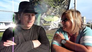 Sandy Shore interviews Boney James at Seabreeze Jazz Festival 2011MOV [upl. by Gefen367]