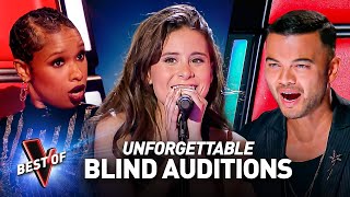 ONE HOUR of UNFORGETTABLE Blind Auditions on The Voice [upl. by Modesta]