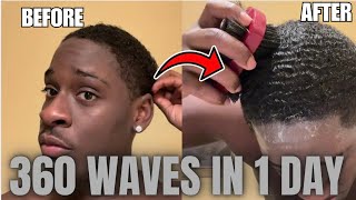 How To Get 360 Waves In 1 Day  WashMethod [upl. by Airtap]