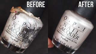 HOW TO RESTORE OLD NAIL POLISH Nail Polish 101  KELLI MARISSA [upl. by Pals]