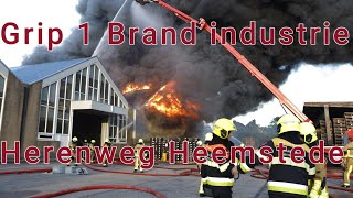 Grip 2 Zeer grote brand in bollenschuur Heemstede [upl. by Anibla950]