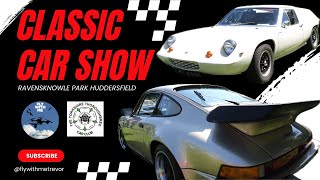 YORKSHIRE CLASSIC CAR SHOW 2024 RAVENSKNOWLE HUDDERSFIELD 4K DJI DRONE LUMIX S5IIx [upl. by Sadinoel]