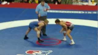 Kyle Dake vs David Taylor 1st period  2012 Olympic Trials HD [upl. by Eycal410]