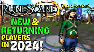 BEST Tips For NEW amp RETURNING Players  RuneScape 3 2024 [upl. by Gilbye506]