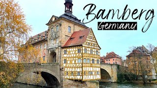 Bamberg Altstadt and Christmas Market  Upper Franconia Bavaria  Travel Germany [upl. by Primo]