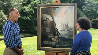 1923 Frank Schoonover Oil Painting  Best Moment  ANTIQUES ROADSHOW  PBS [upl. by Lally]