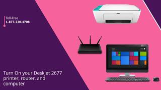 HP Deskjet 2677 Printer Wireless Setup  123hpcomdj2677 Setup Guide [upl. by Collar]