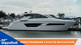 2023 Cruisers Yachts 46 Cantius Yacht Tour SkipperBuds [upl. by Clower]