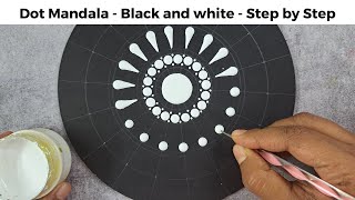 Dot Painting  Dot Art  Dot mandala for beginners  Mandala Art  188  2023  ATM Creations [upl. by Anits]