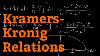 KramersKronig Relations  Motivation and Derivation  Linear Response Theory [upl. by Ciaphus]