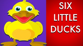 Six Little Ducks That I Once Knew Nursery Rhyme  Rhymes and Songs For Children [upl. by Graubert950]