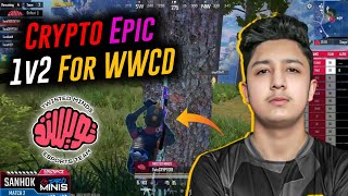 CRYPTO SHOCKING 1v2 FOR WWCD 🥵 [upl. by Alexine]