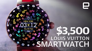 Louis Vuittons new 3500 smartwatch Tambour Horizon Light Up [upl. by Branca]