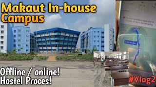 Makaut University Hostel Proces Campus Vlog 2 😍 ROHAN IS OP makaut makautinhouse makautvlog [upl. by Oiretule]