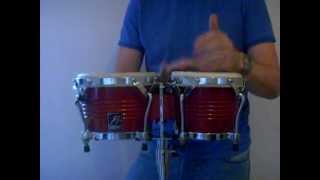 Latin Bongos Solo 2  Drummer Plays Percussion [upl. by Macy939]