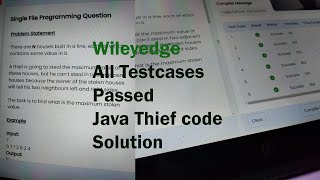 Wiley Edge Technical Assesment  Java Code Solution  Thiaf steal [upl. by Ynnol]