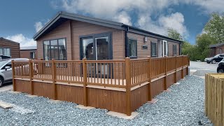 Brand New 3 Bedroom Willerby Clearwater Lodge 40 x 20 Ft Sited With Decking [upl. by Ahidam]