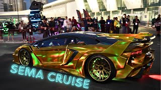 SEMA 2023  SEMA cruise  the hottest custom vehicles roll out of the Convention Center [upl. by Etta]