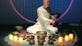 Tibetan Bowl Sleep Music for Restful Nightssingingbowlmeditationmusicsoundbathssleep [upl. by Ahseit]