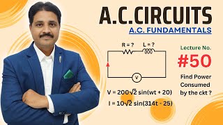 AC CIRCUIT  AC FUNDAMENTALS  SOLVED PROBLEMS OF AC CIRCUIT  LECTURE 50 IN HINDI [upl. by Omar]