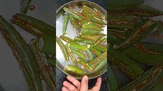 bharwa bhindi😋bhindirecipe shorts viralcookingbharwabhindi food [upl. by Roydd277]