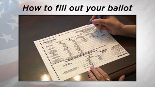 How to fill out your mailin ballot in NJ for 2020 election [upl. by Nevs416]