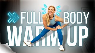 5minute PREWORKOUT WARM UP for Injury Prevention [upl. by Yhtamit]