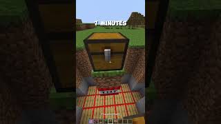 Minecraft Trap at Different Times shorts [upl. by Iam]