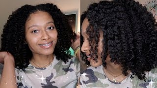 Braid Out Tutorial  tip on how to prevent frizz  Natural Hair [upl. by Nicholle]