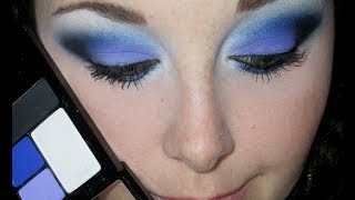 Maybelline Tutorial Electric Blue Quad [upl. by Aiem]