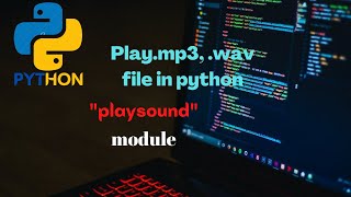 How to Play Audio File in Python  playsound module Fix Error 305 [upl. by Netti]