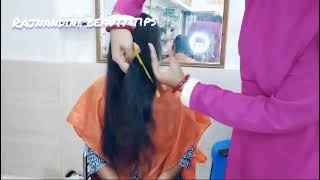 U Haircut  long hair u cut rajnandini beauty tips [upl. by Ainoz800]