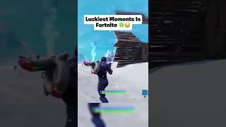 Luckiest Fortnite Moments Ever 🍀🤯 [upl. by Norby]