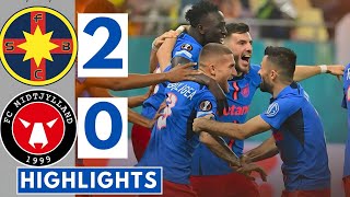 🔵FCSB vs Midtjylland 20  All Goals amp Extended HIGHLIGHTS  UEFA Europa League [upl. by Feltie587]