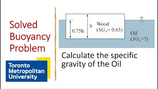 Solved Buoyancy Problem Floating Objects [upl. by Weigle288]