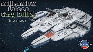 Starfield  Easy Millennium Falcon Build [upl. by Wenonah]