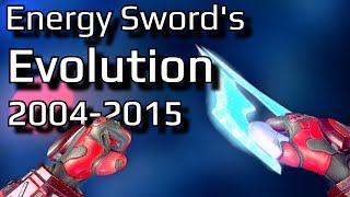 The Evolution of Halos Energy Sword  Lets take a look at every version of the Halo Energy Sword [upl. by Shwalb]