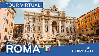 Roma Italia  Recorrido virtual con guía en español [upl. by Elleiram]