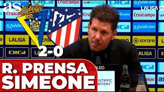 CÁDIZ 2  ATLETI 0  Rueda de prensa SIMEONE AUTOCRÍTICA INTER [upl. by Staten498]