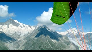 Paragliding Fiesch Switzerland 2024 [upl. by Psyche]