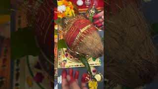 Ghatasthapana ki vidhi ghatasthapana navratrispecial navratristaus devi matarani navratri [upl. by Tyree]