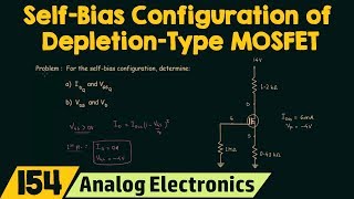 SelfBias Configuration of DepletionType MOSFET [upl. by Essy288]